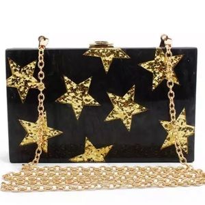 Lucite star Clutch